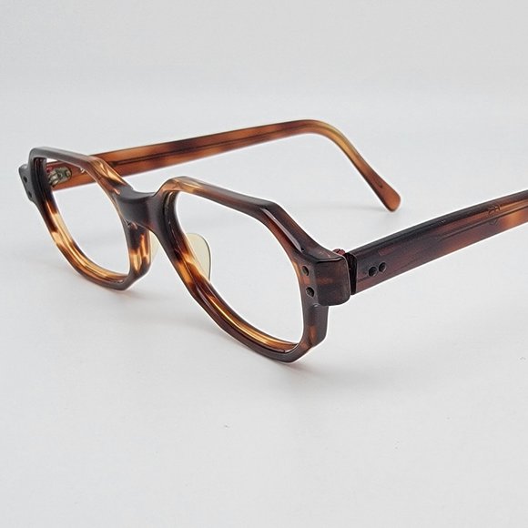 American Optical AO 521 Brown Tortoise Eyeglasses Frame USA 48-17-130 - Picture 1 of 12